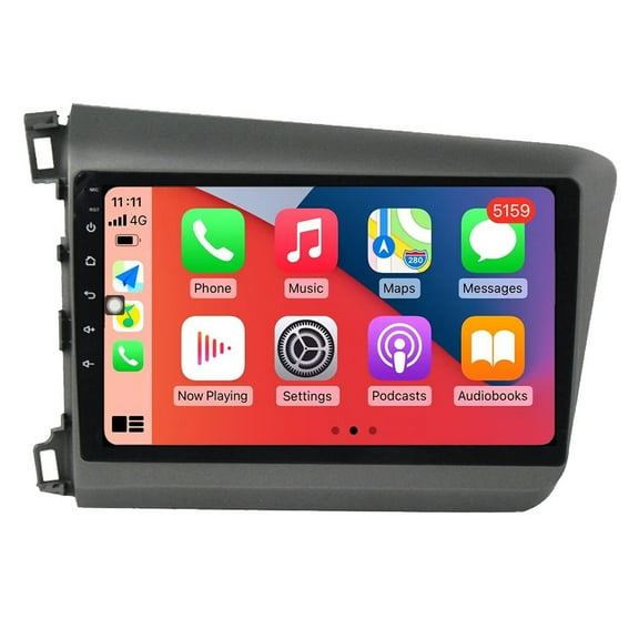 RoverOne Car Stereo CarPlay Android Auto for Honda Civic 9 FB FK FD 2011 - 2015 GPS Navigation Bluetooth DSP Multimedia Video Player