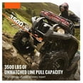 thumbnail image 2 of ATV UTV Winch 3500 lb Electric, Synthetic Rope Waterproof Winch, Wired Remote Control, 12V Winch for Off-Road Recovery, 2 of 6