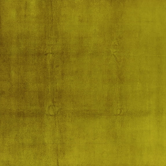 Ahgly Company Indoor Square Oriental Yellow Industrial Area Rugs, 8' Square