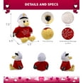 thumbnail image 2 of DolliBu I LOVE YOU Seagull Sailor Plush - Cute Stuffed Animal with Red Shirt for Valentine, Anniversary, Romantic Date, Boyfriend, or Girlfriend Gift – 7.5 Inches, 2 of 6