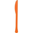 thumbnail image 2 of Heavy Duty Party Knife Tableware, Orange Peel, Plastic , Full Size, Pack of 20, 2 of 6