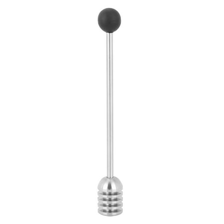 

Honey Dipper Wear Resistant Firm Sturdy Honey Mixing Stick Professional Ergonomic Long Handle Stainless Steel For Caramel Chocolate For Molasses Syrup Black