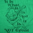 thumbnail image 2 of Womens Funny T Shirts It Is What It Is and It Is Not Great Sarcastic Graphic Novelty Tee for Ladies Womens Graphic Tees, 2 of 9
