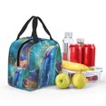 thumbnail image 6 of Defioc Colorful Winged Dolphin Print Lunch Box,Lunch Bag for Women Men Reusable Insulated Lunch Tote for Work/Office/Picnic/Travel, 6 of 6