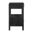 thumbnail image 4 of Comfort Pointe Delano Black Finish Wood 2-drawer Modern Storage Nightstand, 4 of 11
