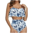 thumbnail image 1 of Traje de Baño para las Mujeres Traje de Baño Dividido de Eslinga, Trajes de Baño de Torso Largo para las Mujeres, 1 of 5
