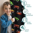 thumbnail image 3 of Blackout Kids Curtains,Monster Cartoon Truck Black Pattern Children's Insulated Curtains Set Of 2,Bedroom Essentials,Toddler Room Decor 52"x84", 3 of 5