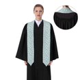thumbnail image 4 of Rateoe Milk Bottles And Cow Head Pattern Graduation Shawl Stole – Elegant Stole for Graduates ,Graduation Gown Accessory, Academic Stole-Flattened, 4 of 7
