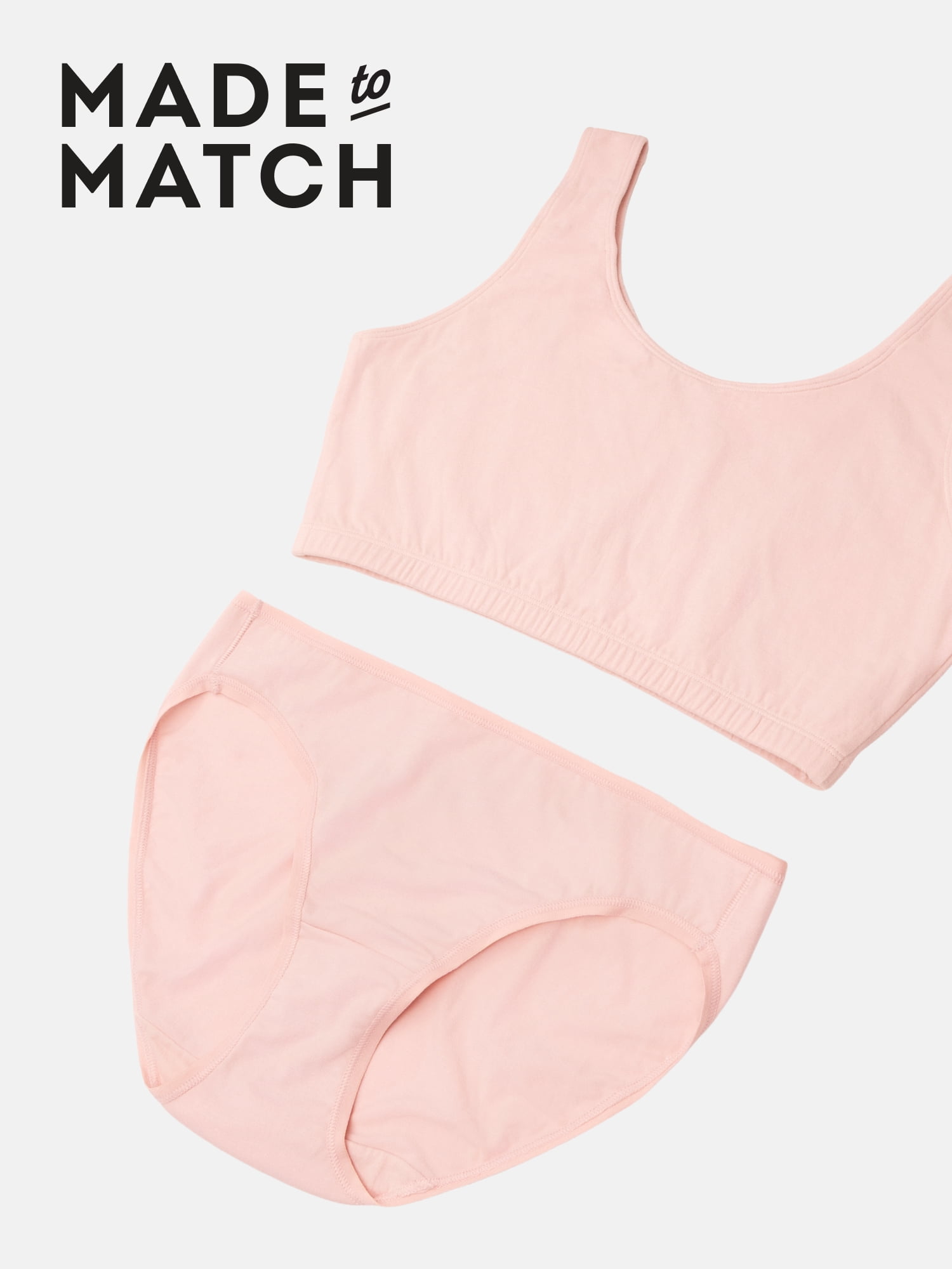 Fruit of the Loom Women's Cotton Tank Bralette, 3-Pack, Sizes XS-4XL