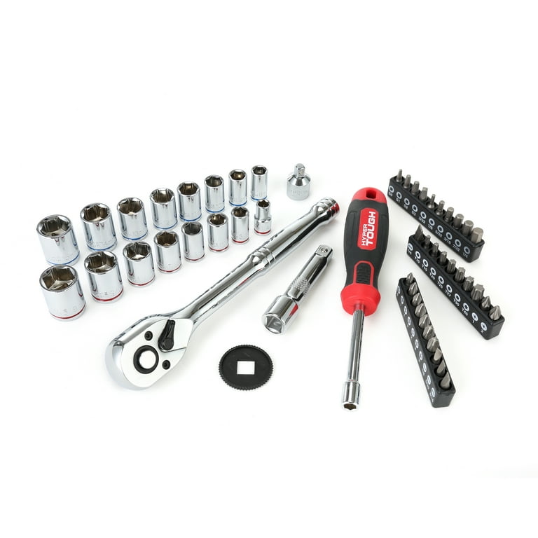 Hyper Tough 55-Piece Auto Repair Socket Set - Walmart.com