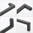 thumbnail image 2 of Manijas de gabinete negras mate para su hogar, tiradores de aleación de zinc ecológicos, herrajes decorativos de estilo moderno para cocina y baño (10 piezas), 2 of 5