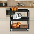 thumbnail image 2 of TUFFIOM 3-Shelf Rolling Tool Cart, 330 lbs Capacity, 28.7" x 14.2" x 29.1", 2 of 8