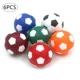 thumbnail image 2 of 6 piezas de pelotas de fútbol blancas y negras de 32 mm para entretenimiento, flexibles, para entrenar, relajarse, pequeñas pelotas de fútbol, mini pelotas de fútbol de mesa, 2 of 4