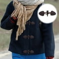 thumbnail image 2 of 4 Sets Of Toggle Buttons For Coats And Jackets Coat Buttons Toggle Buttons Cardigan Clothes Closure Buttons Coat Buttons For Overcoat And Sweater Closures, 2 of 9