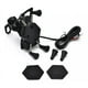 thumbnail image 1 of Soporte Porta Celular Moto Cargador Usb Base Espejo Universa, 1 of 7