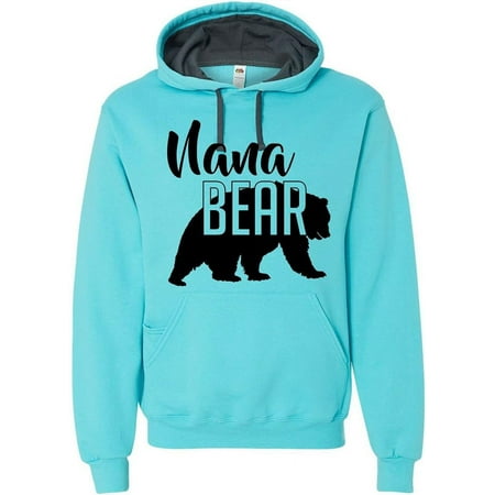 Custom Apparel House Nana Bear Hoodie Grandma Mom Women Family Bear Design Soft Hoodie Adult Pullover Sweatshirt Scuba Blue M Custom Apparel House Nana Bear Hoodie Grandma Mom Women Family Bear Design Soft Hoodie Adult Pullover Sweatshirt Scuba Blue M