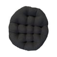 thumbnail image 2 of Cojín redondo para silla, cómodo cojín para mascotas, elegante cesta colgante. negro, 2 of 9
