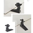 thumbnail image 3 of YSNOOWE Door Wedge De Hierro Negro Con De Ratón Antideslizante Para Puertas Varias Superficies, 3 of 8