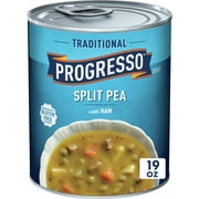 Progresso Split Pea With Ham Soup, Traditional Canned Soup, Gluten Free, 19 oz