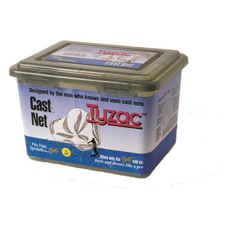UPC: 0042621112625 | Betts M5-I Tyzac Mono Cast Net 5 Boxed 3/8 Mesh 3/4Lb Iron Weights