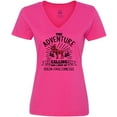 thumbnail image 3 of Inktastic Pigeon Forge Tennessee the Adventure is Calling and I Must Go Women's V-Neck T-Shirt, 3 of 5