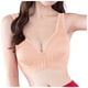 thumbnail image 3 of WILLBEST Brasier Push Up Mujer Sujetador Con Aros Y Copa Moldeadora Con Botones Frontales De Encaje Sexy Para Mujer, Tirantes Para Los Hombros, Talla Grande, 3 of 3