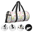 thumbnail image 4 of Rocae Easter Egg3 Print Round Travel Duffel Bag and Fitness Bag, Women's Waterproof Weekend Tote, Men's Travel and Fitness Essentials, 4 of 8