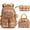 Capybara, variant on 3PCS Kawaii Capybara Backpack with Lunch Box Pencil Case, Checkered Bow Waterproof Backpack School Bookbag Set