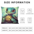 thumbnail image 5 of Shiartex  Cute Sea Turtle Watercolor Painting Decorative Throw Pillow Covers Square, Pillowcase Protectors Cushion Cover for Home Sofa Couch Chair Back Seat, 5 of 5