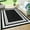 Black & White, variant on Twister.CK Outdoor Rug 8' x 10' Waterproof Patio Rug, Reversible Plastic Outside Carpet Storage Bag, for RV Camping Deck Balcony Porch, Black & White