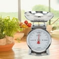 thumbnail image 3 of Mechanical Scale High Accuracy Stainless Steel Dial Food Scale With Removable Bowl For Kitchen Baking Cooking Clear Scale Dial, 3 of 8