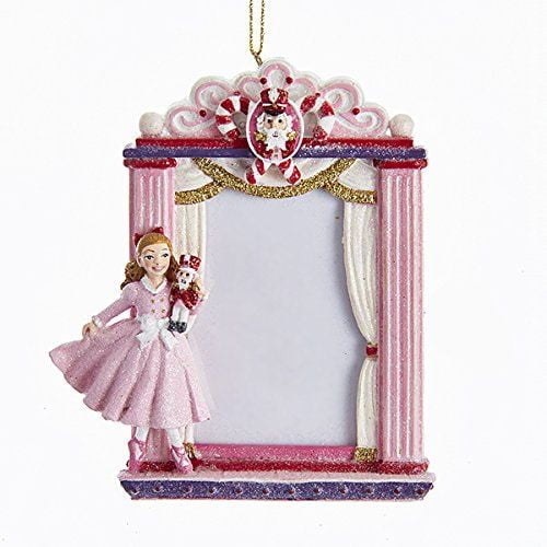 kurt adler clara nutcracker suite picture frame ornament