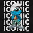 thumbnail image 2 of Urban Streetwear Smurf Iconic Cartoon Men's Graphic T Shirt Tees Brisco Brands S, 2 of 6