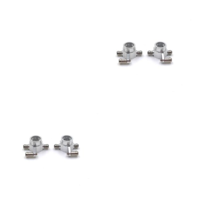 Scienceny 1 par de copas de dirección de coche RC, copas traseras para vehículos, accesorios de juguete para automóviles, reemplazo para WL Plata 2piezas