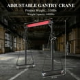 thumbnail image 3 of Adjustable Gantry Crane, 5000LBS Capacity Shop Lift Hoist Rated, Portable Design with 360°Locking Wheels,Gantry Crane Adjustable Height from93.3" to 140.5" fit for Workshop,Garage, 3 of 7