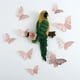 thumbnail image 4 of Calcomanías de pared Bewildely 12 piezas 3D papel Oro rosa, 4 of 6