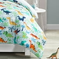 thumbnail image 3 of Unique Home Children Comforter 3 Piece Collection Set Dinosaur and Boys Beds Clearance Bedding Comforter Duvet Cover Set (Full, Dinosaur), 3 of 5