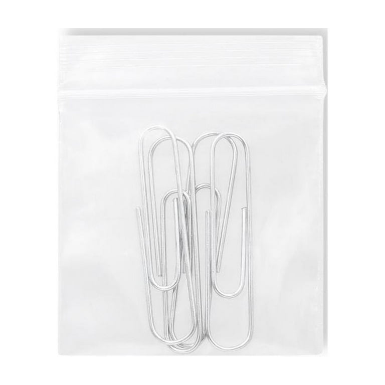 2x3 Clear 2 Mil Small Plastic Bags Mini Zip Baggies Jewelry Top