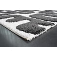 thumbnail image 7 of Luna Meara Black and Ivory Recycled Polyester Area Rug, 7 of 7