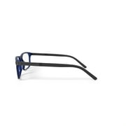 Walmart Mens M0501 Square Prescription Eyeglasses with Case, Navy Blue