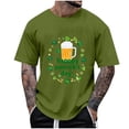 thumbnail image 1 of Camiseta de Manga Corta Casual para Hombres con Estampado Blusa de Verano, 1 of 4