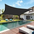thumbnail image 1 of Kroder 2x2M Sun Shade Sails Canopy Black Rectangle UVs Block Canopy For Patio Backyard Lawn Garden Outdoor Activities, 1 of 4