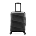 thumbnail image 4 of Pre-Owned American ColorLite II 2pc Hard Side Luggage Set w/Wheels, Black, 4 of 12