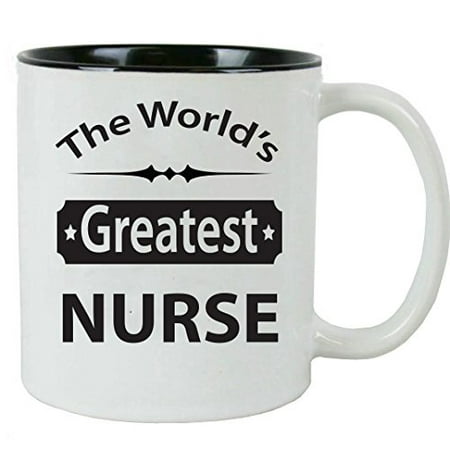 CustomGiftsNow The World's Greatest Nurse Coffee Mug - Great Gift for a CNA, RN, LPN Nurse, Nursing Student or Nursing Graduate