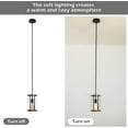 thumbnail image 2 of Vintage Rustic Pendant Light Metal Cage Pendant Lamps with Adjustable Length Farmhouse Caged Hanging Lamp for Kitchen Island Living Room Dining Room Entryway E261 Light, 2 of 6