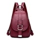 thumbnail image 4 of Mochilas de 6 colores para mujer, mochilas de cuero para mujer, mochilas escolares para mujer, bolsos de hombro para adolescentes, mochilas de viaje, 4 of 5