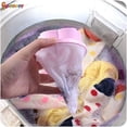 thumbnail image 3 of Spencer 4Pcs Reusable Floating Laundry Lint Fur Catcher for Washing Machine, Pet Hair Fur Remover Portable Lint Mesh Bag Hair Filter Net Pouch "Blue", 3 of 9
