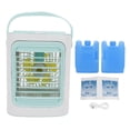 thumbnail image 2 of Ventilador De Aire Acondicionado Portátil, Enfriador De Aire Evaporativo Personal 7 Colores Luz 3 Velocidad Del Viento ABS Para Oficina, 2 of 7