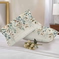 thumbnail image 2 of Lumbar Pillow Covers 20x12 Inch Set of 2, Green Brown Botanical Waterproof Outdoor Pillow Covers, Farmhouse Eucalyptus Leaves Rustic Decorative Cushion Pillowcases for Couch, Sofa, Bed, Garden, Patio, 2 of 9