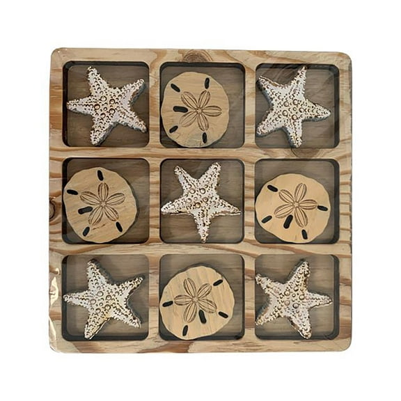 Starfish and Sand Dollar Tic Tac Toe set, Starfish, Size: One Size, Barry Owen